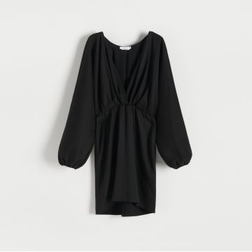 Reserved - Rochie cu mâneci bufante - Negru Reserved - Rochie cu mâneci bufante - Negru