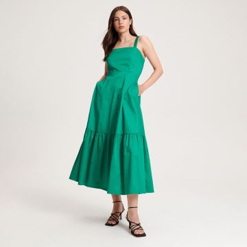 Reserved - Rochie maxi - Verde