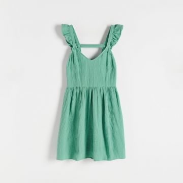 Reserved - Rochie mini cu conținut ridicat de bumbac - Verde