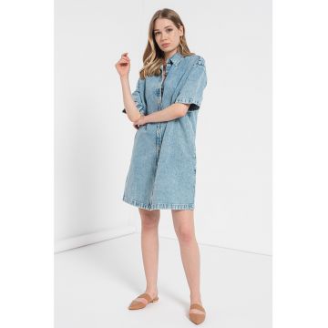 Rochie-camasa din denim