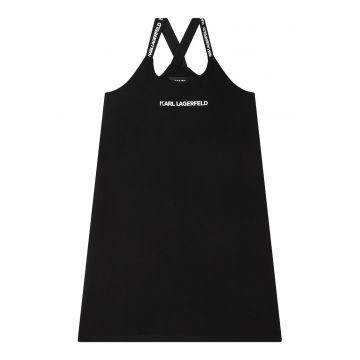 Rochie cu bretele cu logo