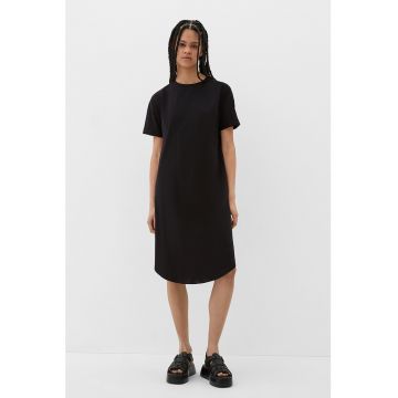 Rochie cu decolteu la baza gatului - din amestec de bumbac