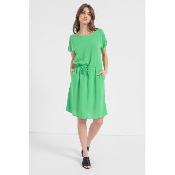 Rochie cu snur de ajustare in talie si buzunare laterale Nova Life