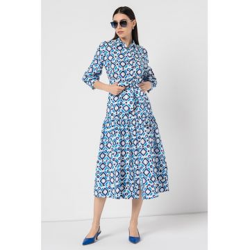 Rochie evazata cu buzunare laterale Danae