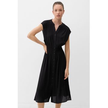 Rochie midi cu decolteu in V