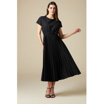 Rochie midi cu pliuri