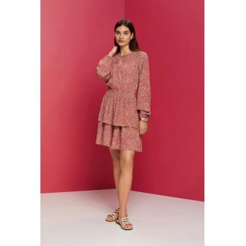 Rochie mini cu imprimeu floral