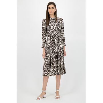 Rochie tip camasa cu animal print