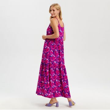 Sinsay - Rochie maxi cu bretele subțiri - Multicolor