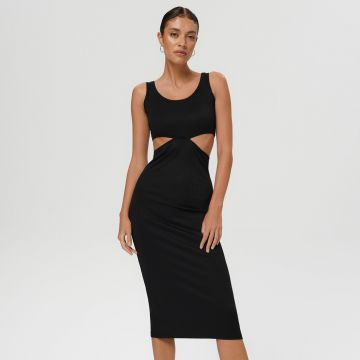 Sinsay - Rochie midi - Negru