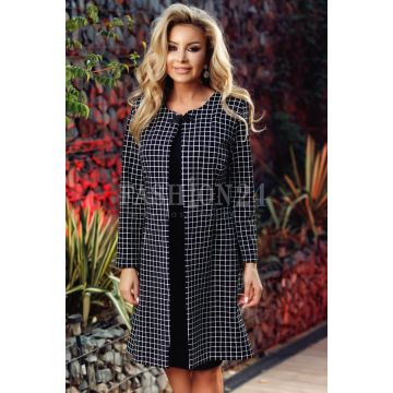 Rochie Aida neagra cu cardigan