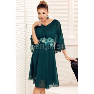 Rochie eleganta Liana verde