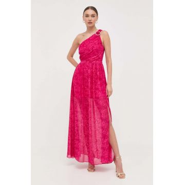 Morgan rochie culoarea roz, maxi, evazati