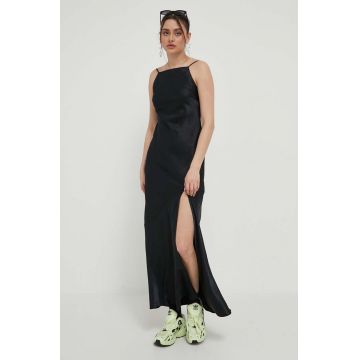 Abercrombie & Fitch rochie culoarea negru, maxi, mulata