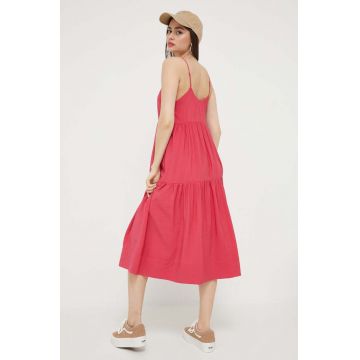 Abercrombie & Fitch rochie culoarea roz, mini, evazati