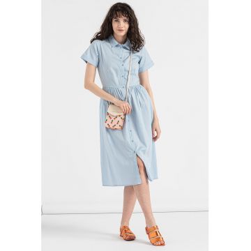 Rochie-camasa cu buzunare laterale