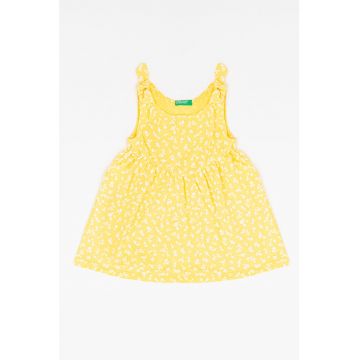 Rochie cu imprimeu fara maneci