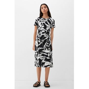Rochie midi cu imprimeu grafic