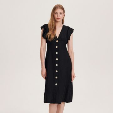 Reserved - Ladies` dress - Negru Reserved - Ladies` dress - Negru