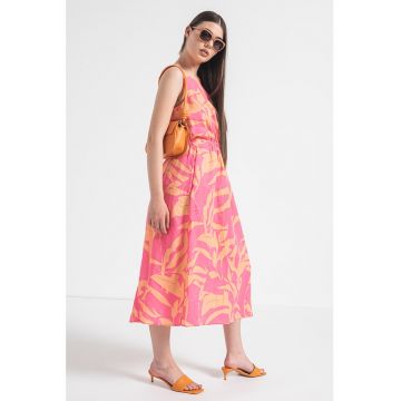 Rochie midi evazata de in