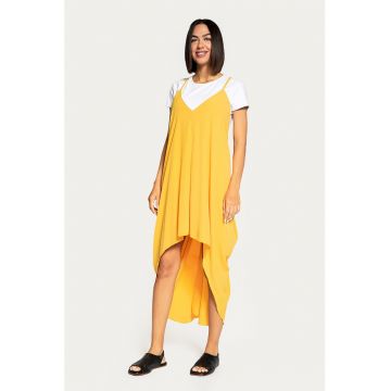 Rochie vaporoasa asimetrica