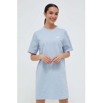 adidas rochie din bumbac mini, drept