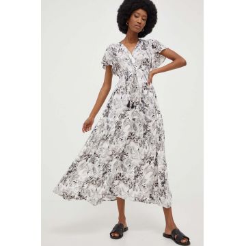 Answear Lab rochie culoarea negru, maxi, evazati