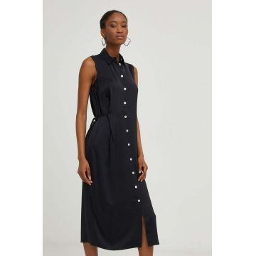 Answear Lab rochie culoarea negru, mini, drept