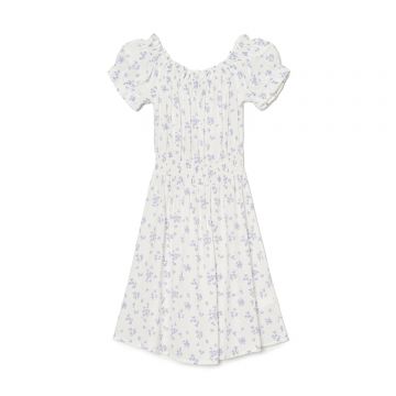 Cropp - Rochie cu model floral - Ivory