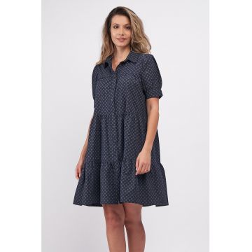 Rochie mini cu croiala in A