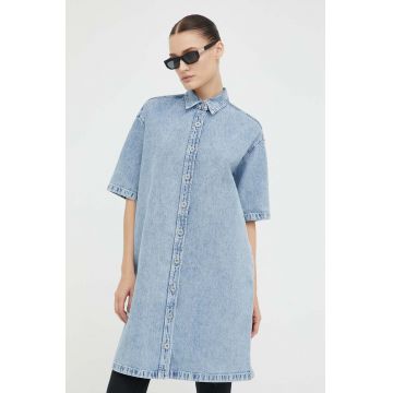 Mustang rochie jeans mini, oversize