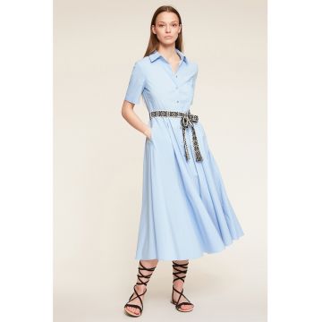 Rochie-camasa cu cordon in talie