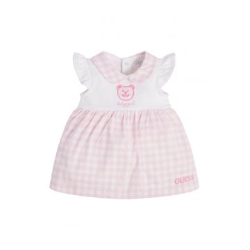 Rochie din amestec de bumbac - in carouri