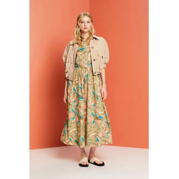 Rochie evazata cu buzunare