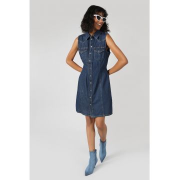 Rochie slim fit din denim