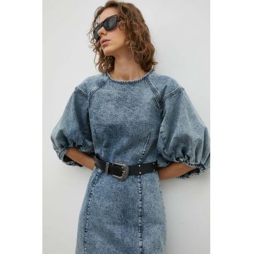 2NDDAY rochie jeans mini, evazati