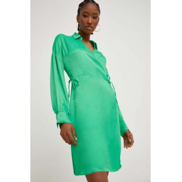 Answear Lab rochie culoarea verde, mini, drept