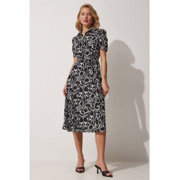 Rochie-camasa cu model abstract