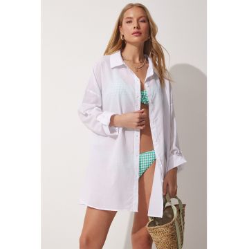 Rochie-camasa de plaja de bumbac