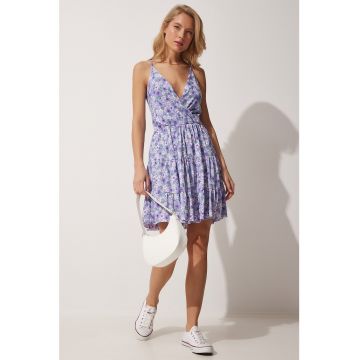 Rochie cu decolteu in V si model