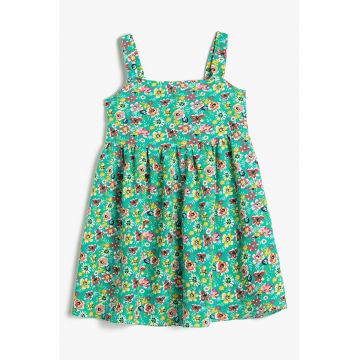 Rochie de viscoza cu imprimeu floral