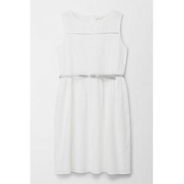 Rochie din bumbac cu o curea
