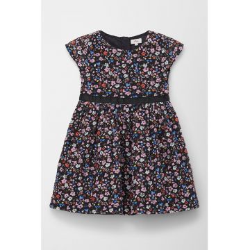 Rochie evazata cu model floral