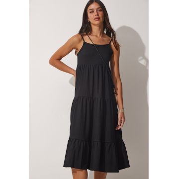 Rochie midi cu croiala in A