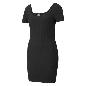 Rochie PUMA pentru femei CLASSICS SQUARE NECK RIBBED DRESS - 53161501