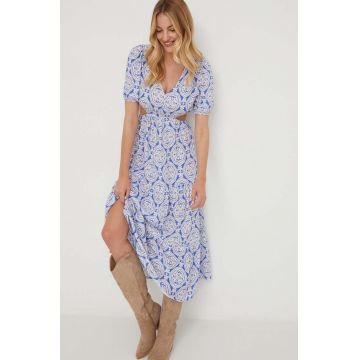 Answear Lab rochie maxi, evazati