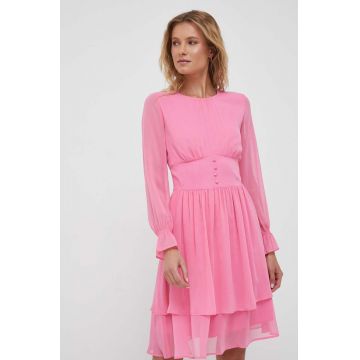 Joop! rochie culoarea roz, mini, evazati