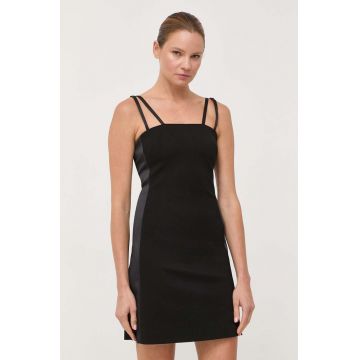 Karl Lagerfeld rochie culoarea negru, mini, mulata