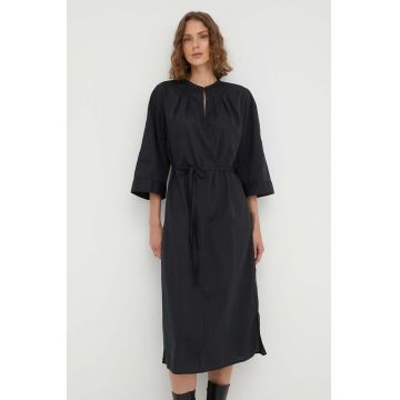 Marc O'Polo rochie culoarea negru, mini, drept