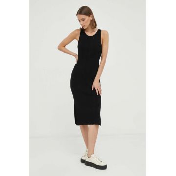 Marc O'Polo rochie culoarea negru, mini, drept